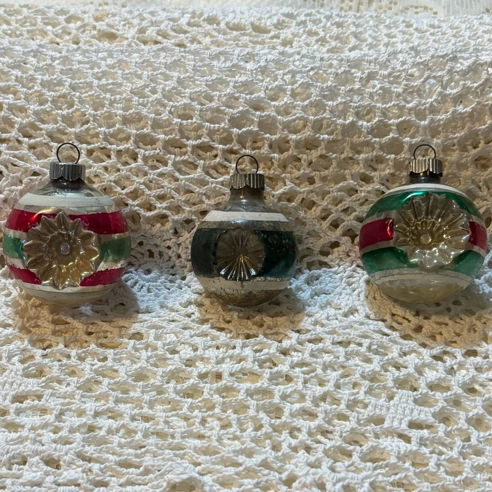 Vintage glass christmas